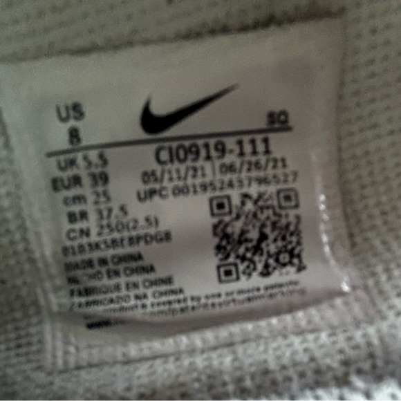 Size 8- Nike Air Force 1 Shadow Orange Chalk Pink Glaze W - Picture 13 of 14